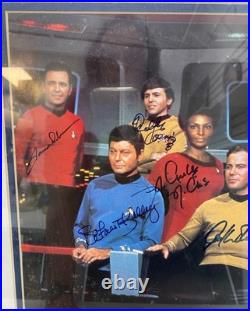 Star Trek Original Crew Tv Series Autographed Color Photograph Coa Star Trek Original Crew Tv Series Autographed Color Photograph Coa
