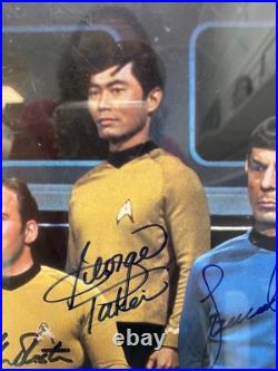 Star Trek Original Crew Tv Series Autographed Color Photograph Coa Star Trek Original Crew Tv Series Autographed Color Photograph Coa