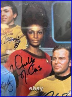Star Trek Original Crew Tv Series Autographed Color Photograph Coa Star Trek Original Crew Tv Series Autographed Color Photograph Coa