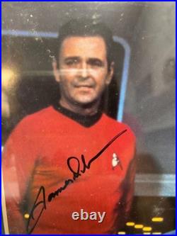 Star Trek Original Crew Tv Series Autographed Color Photograph Coa Star Trek Original Crew Tv Series Autographed Color Photograph Coa