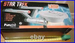 Star Trek Original Enterprise 1701 Poseable Lamp & Night Light 1999 Funatik New