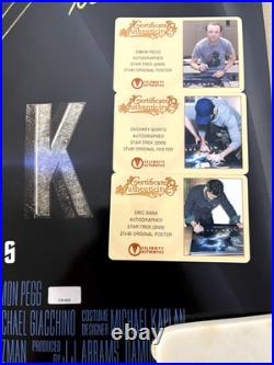 Star Trek Original Movie Poster Cast Autographed