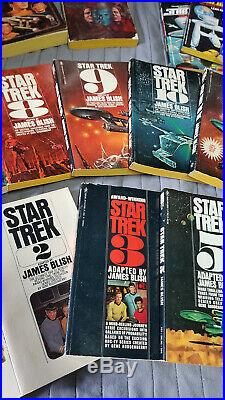 Star Trek Original Paperback LOT x122 total! Blish Sci Fi Vintage Shatner Book