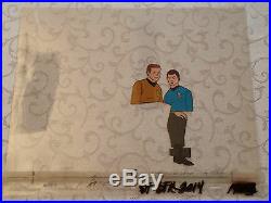 Star Trek Original Production Animation Cel Kirk and McCoy