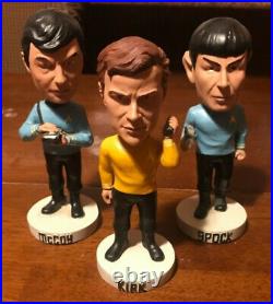 Star Trek Original Series 2005 Bobblehead Set Kirk, McCoy, Spock Rare