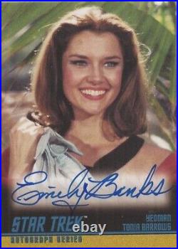 Star Trek Original Series 40th Ann A129 Emily Banks as Tonia Autograph Card