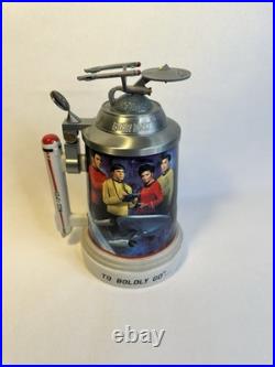Star Trek Original Series 8 tall Stein from The Bradford Exchange With COA
