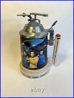 Star Trek Original Series 8 tall Stein from The Bradford Exchange With COA Star Trek Original Series 8 tall Stein from The Bradford Exchange With COA