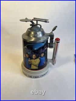 Star Trek Original Series 8 tall Stein from The Bradford Exchange With COA
