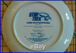 Star Trek Original Series 9 Plates COMPLETE SET Susie Morton Hamilton TOS 1985