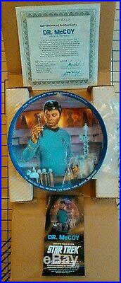 Star Trek Original Series 9 Plates COMPLETE SET Susie Morton Hamilton TOS 1985