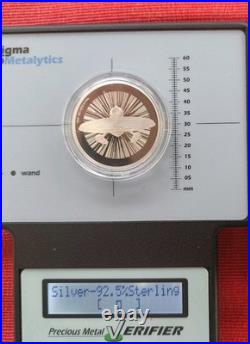 Star Trek Original Series 925 Proof 1 Oz Silver Medal Ltd 1000 Sigma Test Photo