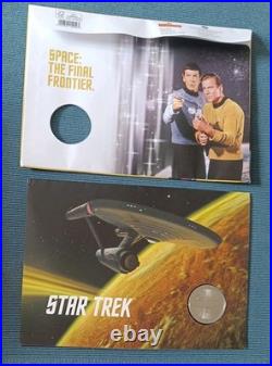 Star Trek Original Series 925 Proof 1 Oz Silver Medal Ltd 1000 Sigma Test Photo