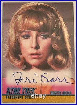 Star Trek Original Series Autograph Teri Garr as Roberta Lincoln A58 Mint