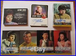 Star Trek Original Series Captain Collection MASTER SET TOS Cut Signature Oliver