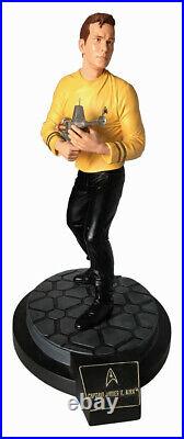 Star Trek Original Series Captain James T. Kirk Latinum Edition Statue NO COA