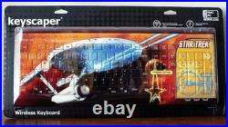 Star Trek Original Series Captain Kirk Wireless Keyboard Rare! Sold Out! NEW