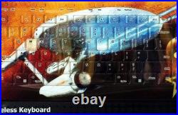 Star Trek Original Series Captain Kirk Wireless Keyboard Rare! Sold Out! NEW