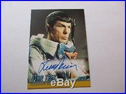 Star Trek Original Series Captains Collection Leonard Nimoy Autograph A280 TOS
