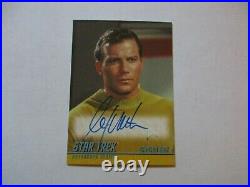 Star Trek Original Series Captains Collection William Shatner Autograph A270 TOS