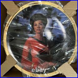 Star Trek Original Series Collector 5 Plates NEW Spock Kirk Uhura Scotty McCoy