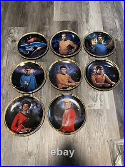 Star Trek Original Series Hamilton Collection Plate Set PLUS 25th Gold Set