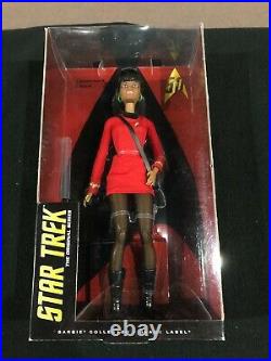 Star Trek Original Series Lieutenant Uhura Black Label Barbie Doll NIB