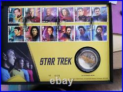 Star Trek Original Series Limited Edition 1 Oz Silver Gilded Proof Medal Cover