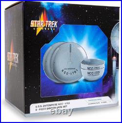 Star Trek Original Series NCC-1701 8-Piece Ceramic Dinnerware Set