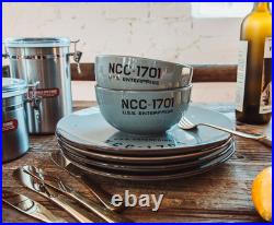 Star Trek Original Series NCC-1701 8-Piece Ceramic Dinnerware Set