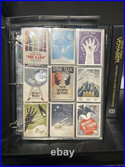 Star Trek Original Series PORTFOLIO PRINTS Base Set (80) + Binder + 2 Promos Star Trek Original Series PORTFOLIO PRINTS Base Set (80) + Binder + 2 Promos