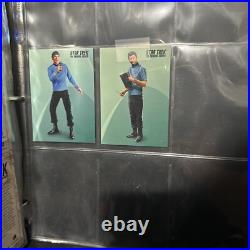 Star Trek Original Series PORTFOLIO PRINTS Base Set (80) + Binder + 2 Promos Star Trek Original Series PORTFOLIO PRINTS Base Set (80) + Binder + 2 Promos