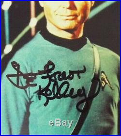 Star Trek Original Series Photo Autograph Signed Shatner Nimoy Kelly Nichols COA