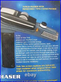 Star Trek Original Series Replica Classic Type 2 Phaser Art Asylum Read