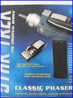 Star Trek Original Series Replica Classic Type 2 Phaser Art Asylum Read