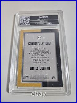 Star Trek Original Series Season 1 Autograph A2 James Doohan HGA 9 PSA Graded