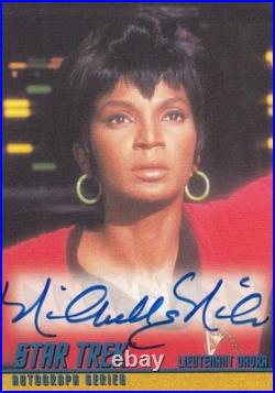 Star Trek Original Series Season 1 Nichelle Nichols A3 Autograph Card