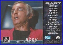 Star Trek Original Series Season 1 RARE G11 Dagger of the Mind Gold Plaque Card