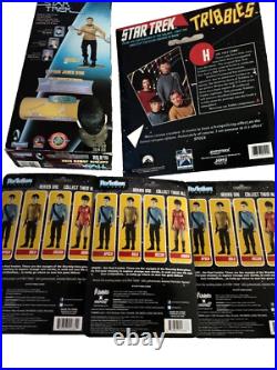 Star Trek Original Series Spock Bones Uhura Super7 & Kirk Figures'97 w Tribble