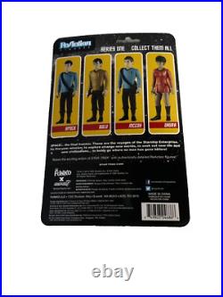 Star Trek Original Series Spock Bones Uhura Super7 & Kirk Figures'97 w Tribble