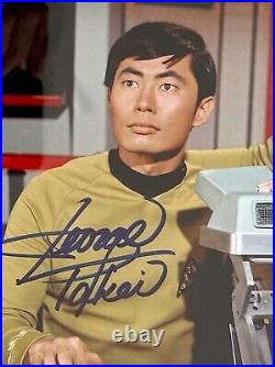 Star Trek Original Series Sulu/Chekov Guaranteed Hand Signed Framed Photo & COA