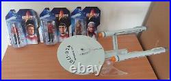 Star Trek Original Series U. S. S Enterprise @ 3 Carded figures
