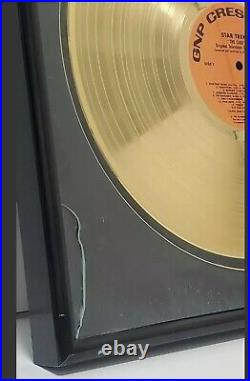Star Trek Original Television Soundtrack Gold Plated Record 24.5x18.5