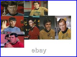 Star Trek Originals Signed Autograph PRINTS Bundle Joblot Collection 6x4 Gift