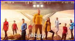 Star Trek Pfaltzgraff Uss Enterprise Ncc-1701 Bone China 3 Piece Buffet Set Nib