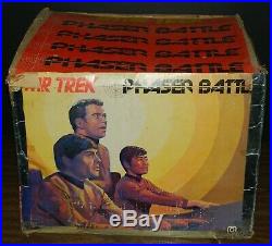 Star Trek Phaser Battle WORKING Electronic Game MEGO 1976 with Original Box