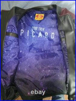 Star Trek Picard S3 Command Red Leather Jacket Hero Within Medium Discontinued