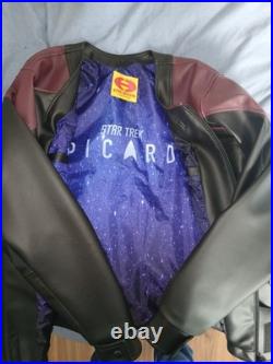 Star Trek Picard S3 Command Red Leather Jacket Hero Within Medium Discontinued