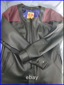 Star Trek Picard S3 Command Red Leather Jacket Hero Within Medium Discontinued