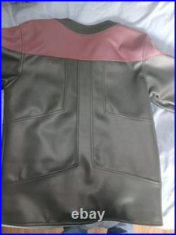 Star Trek Picard S3 Command Red Leather Jacket Hero Within Medium Discontinued
